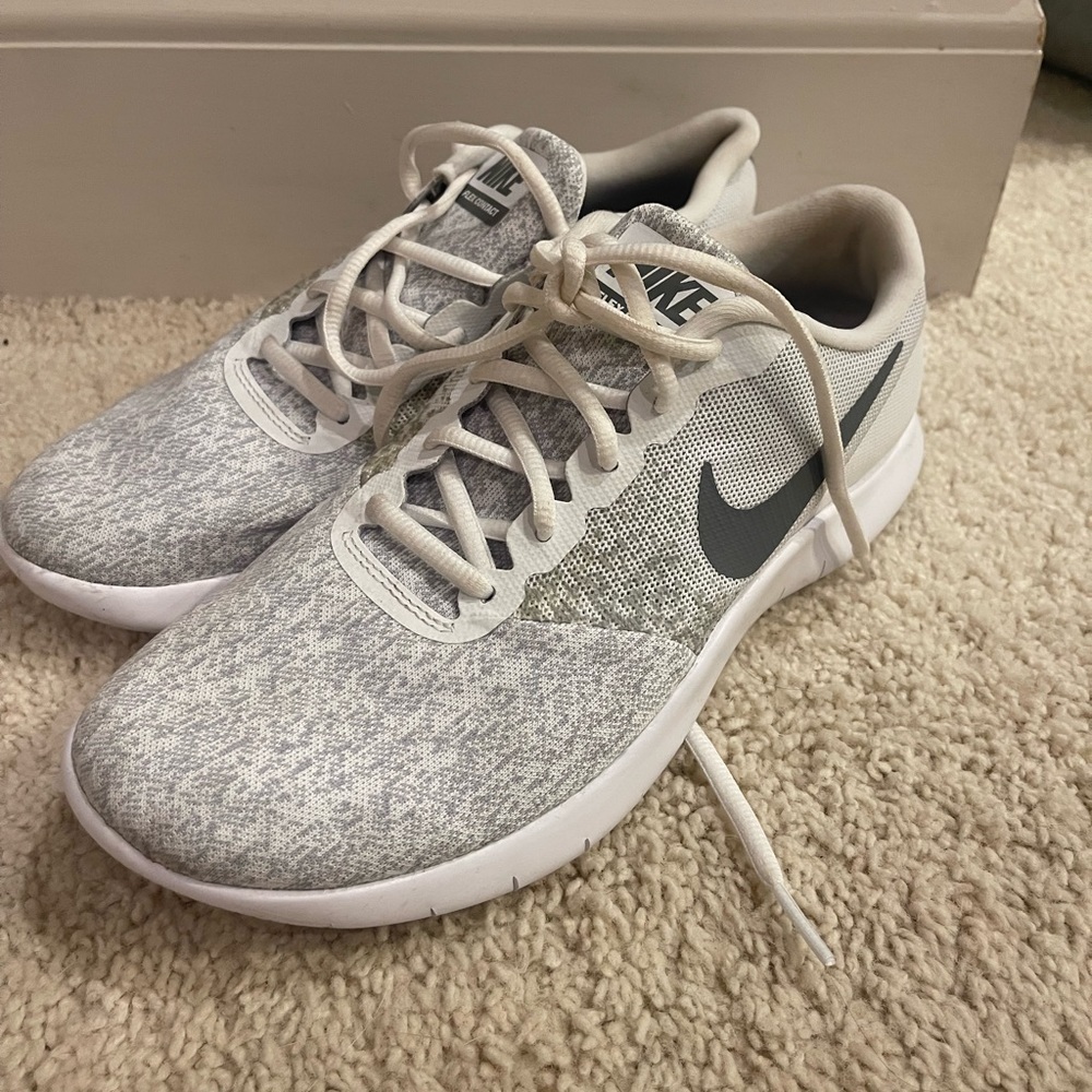 White/Gray Nikes